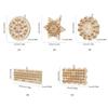 Bird Block Pecking Toy Bird Grinding Cork Toy Standing Perches for Small Large Bird Birdcages Decors Molar Toy