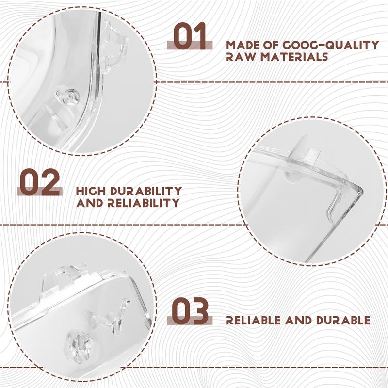 ABLZ-Front Headlight Lens Covers For BMW E92 E93 Coupe Convertible M3 2006 -2010 Clear Headlamp Cover Shell