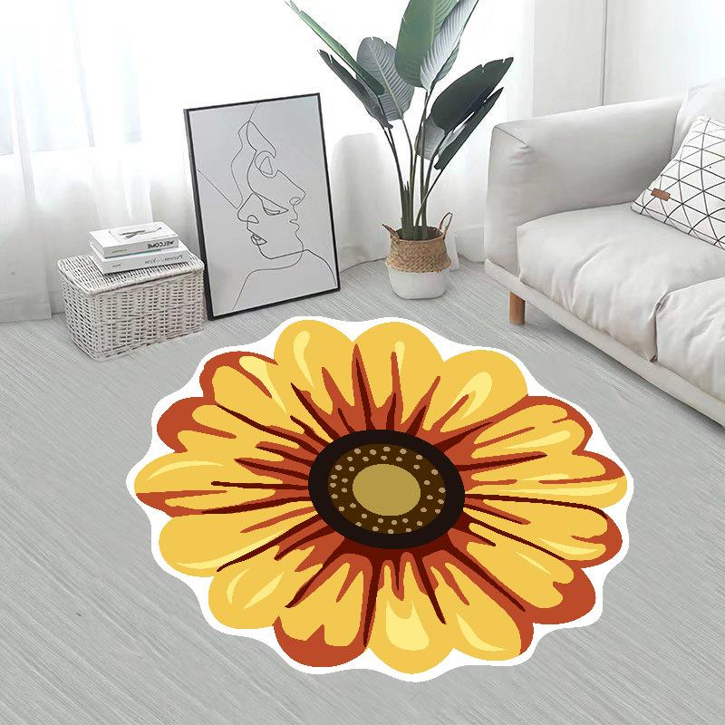 Irregular Flower Carpet Floor Mat Home Living Room Carpet Bedroom Dressing Table Bedside Full of Floor Mats
