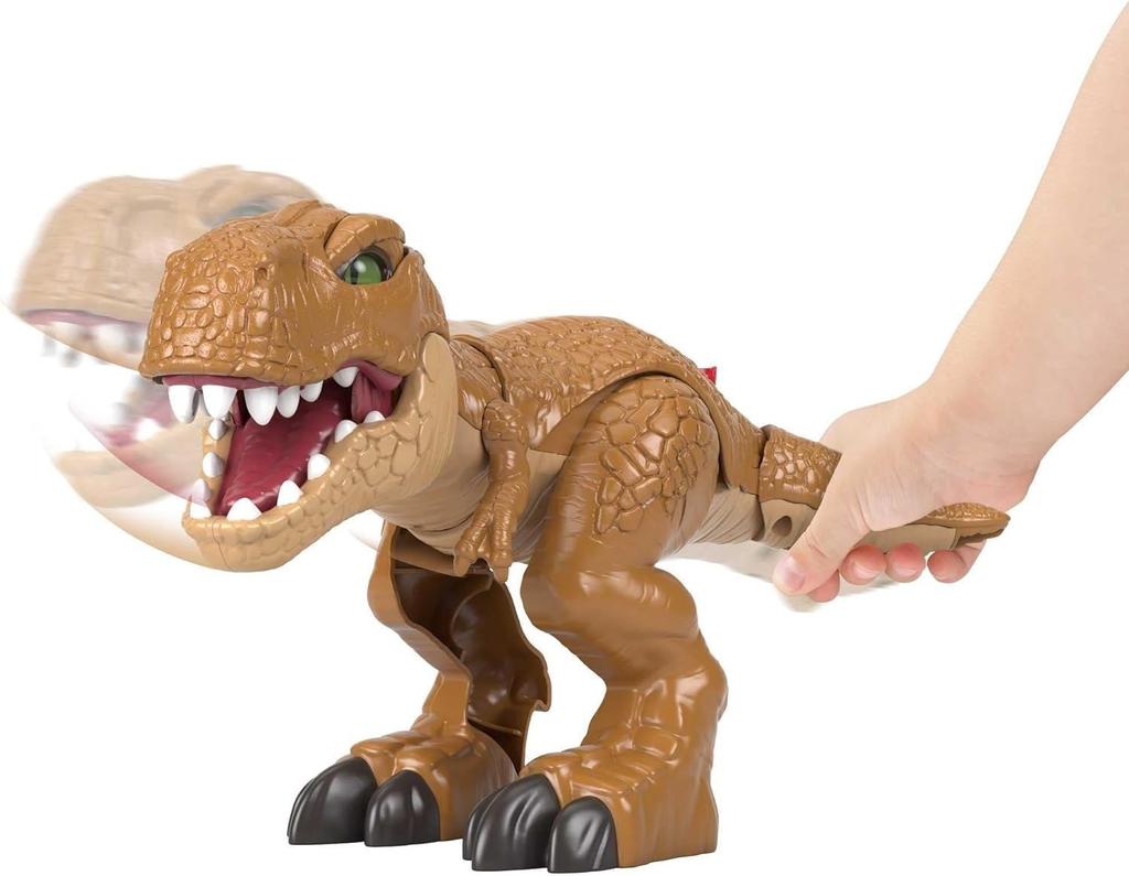 Fisher Price Imaginext Jurassic World WORLD New length years old and HFC04 Brown Medium T-Rex <JURASSIC Ruler> [Total approx. 36cm] [3 up]