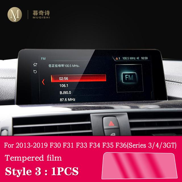 For BMW F30 F31 F34 GT 2013-2018 Car Interior Carbon Fibre Film 5D PET Center Console Anti Scratch Resist Film Accessories Refit