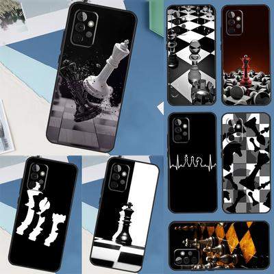 Chess Board Case For Samsung Galaxy A54 A34 A24 A14 A52 A32 A12 A53 A33 A13 A51 A71 A21S A52S Cover