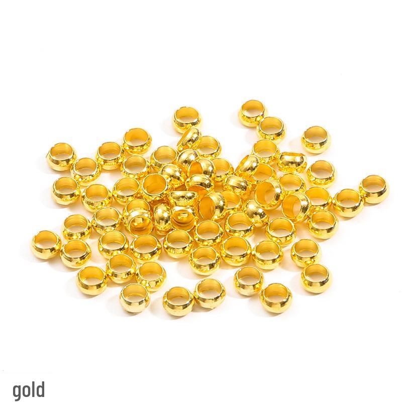 Siebenfarbige Kupfer-Positionierungsperlen für DIY-Schmuck & Armbandverschlüsse