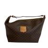 Macadam Leather Handbag Brown Leather Women Used