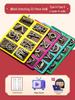 24-Piece Kongming Interlocking Rings Puzzle Set for Children - Fun Disentanglement Challenge