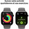 Apple Watch Series 11 GPS + Cellular - 42mm - Boîtier Natural Titanium - Bracelet Stone Grey Sport Band - M/L
