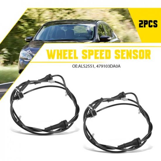 

For 2013-2018 Nissan Sentra Pair Front Abs Wheel Speed Sensors Left & Right EXV