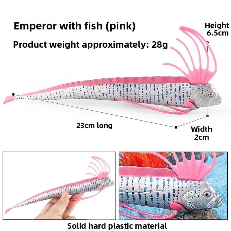 Crab Turtle Squid Salamander Hairtail Salmon Shark Marine Life Model Ornament