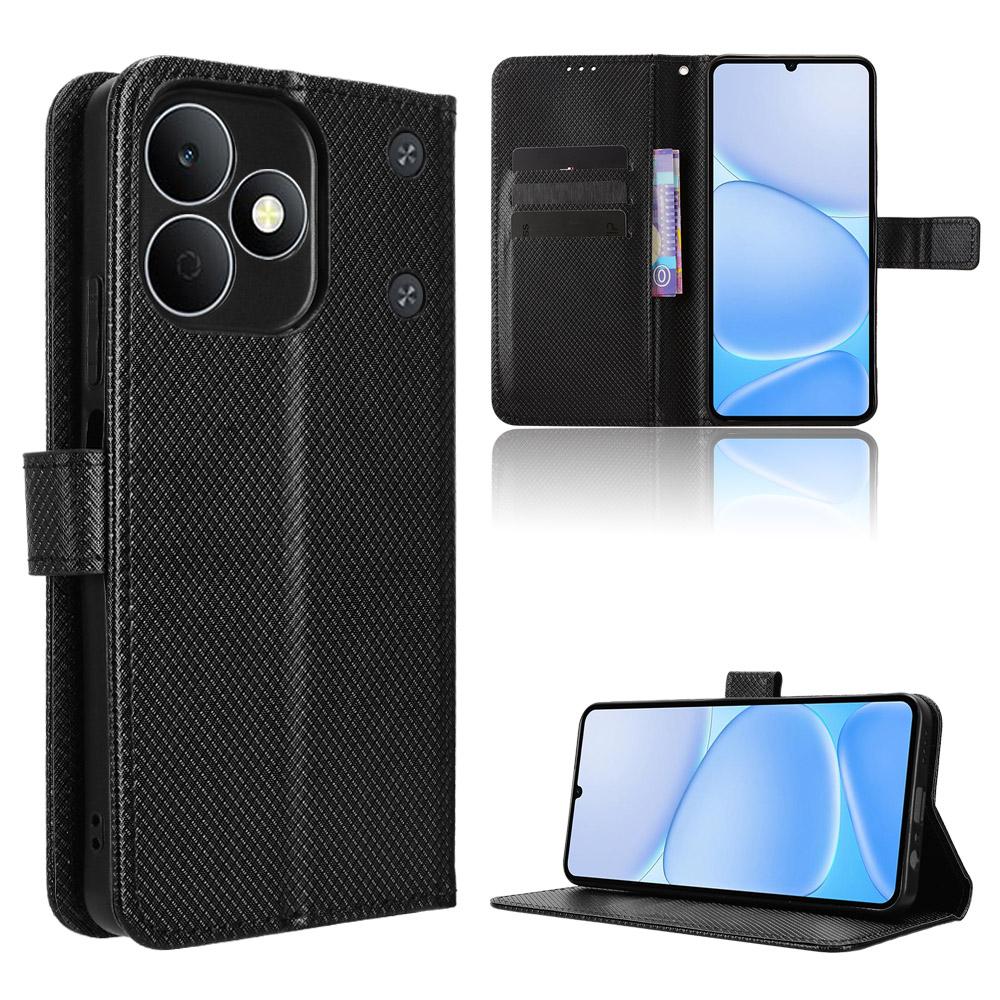 

Flip Cover compatible for Realme Note 80 PU Leather Phone Case Full-Body Protection with [RFID Blocking] for Realme Note 80 чёрный