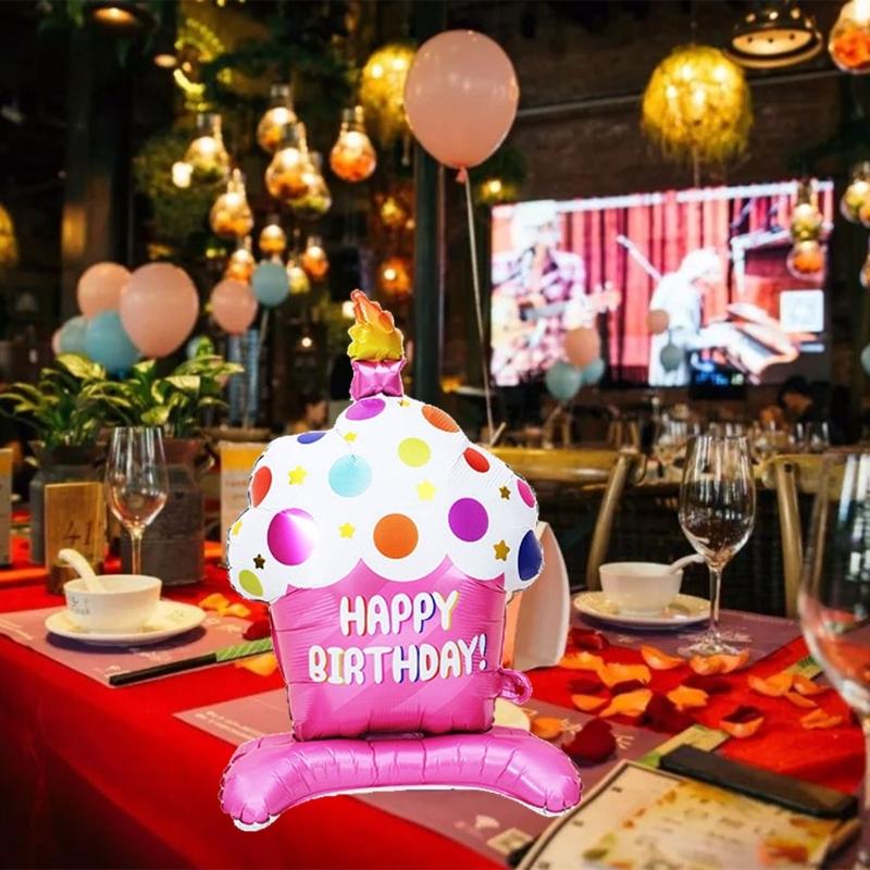 1 PZ Base Stabilizzante Palloncini per Torta Palloncini in Foglio di Alluminio Decorazioni per Matrimonio Festa di Buon Compleanno Baby Shower