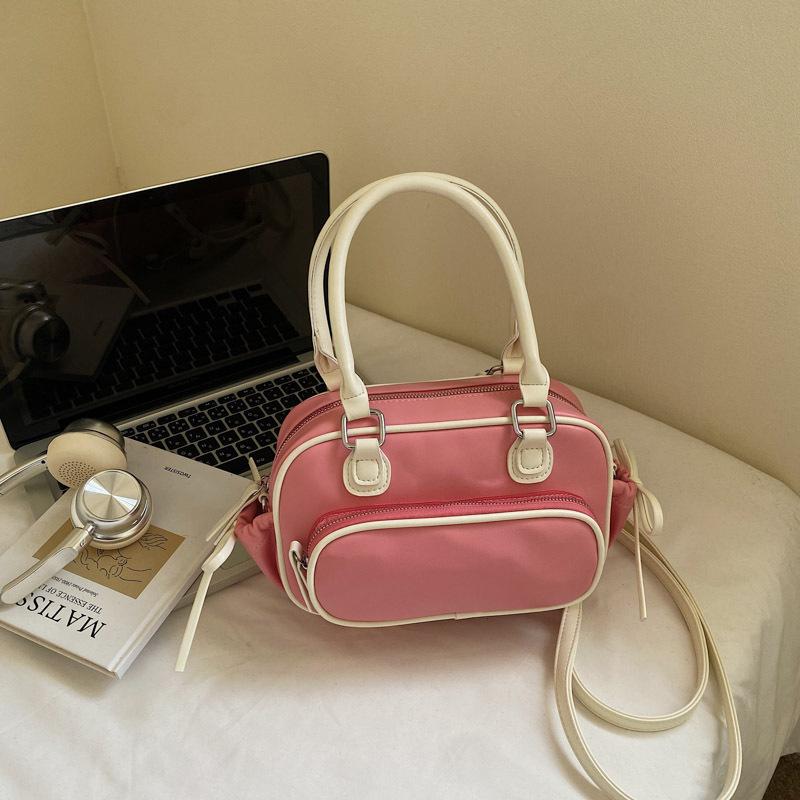 New messenger bag women's 2025 new portable small square bag trendy fashion backpack simple shoulder bag