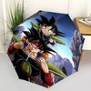 1pc Dragon Ball Z Goku & Vegeta Automatic Opening Folding Umbrella 3 Fold Design with Iron Frame Outdoor Perfect Gift for Fans, Travelers, Everyday Us
