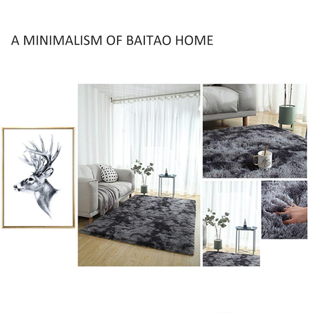 50x80cm Plush Carpet Long Hair Sofa Cushion Rugs Soft Imitation Wool Pad  Home