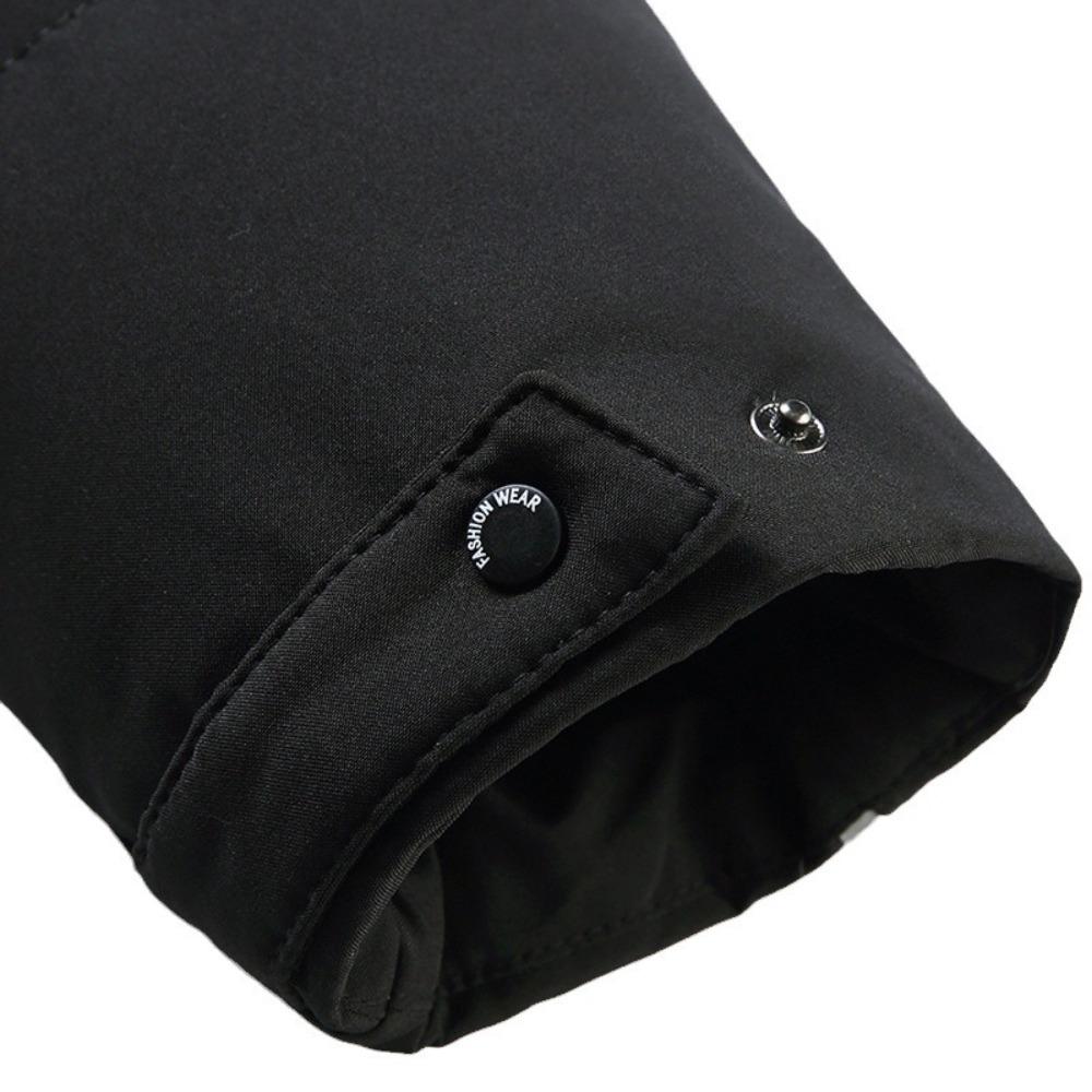 Down jacket men's jacket dad wear long work clothes over the knee thickened middle-aged and elderly outdoor