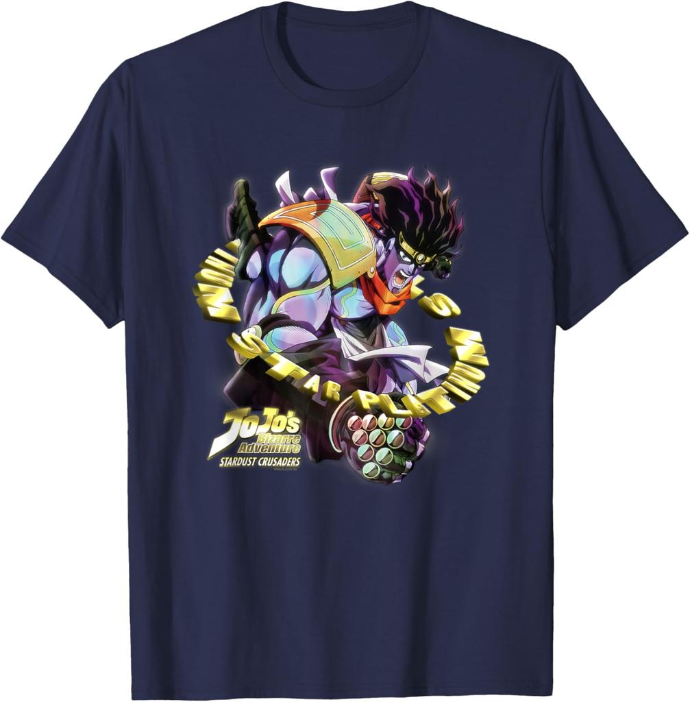 Jojos Bizarre Adventure Stardust Crusaders Star Platinum Fashion Casual Funny Tshirt S6xl Summer