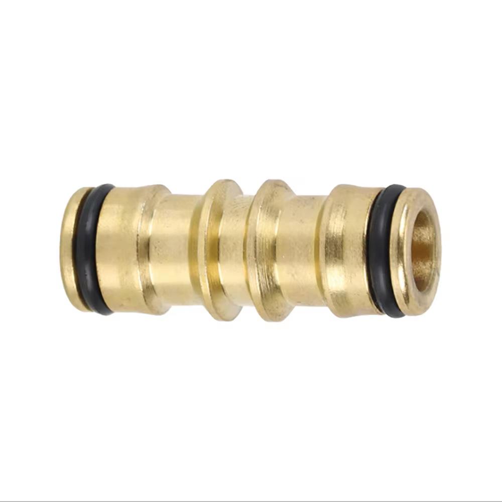 

2 Way Quick Coupling Brass Garden Hose Repair Connector Adapter Mender for Irrigation Hot Selling