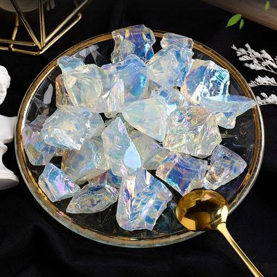 Quartzo Aura de Alta Qualidade Pedras Brutas Cristal Natural Pedra Bruta, Joias de Pedras Preciosas, Brilho, Cristal de Cura, Presente de Aniversário