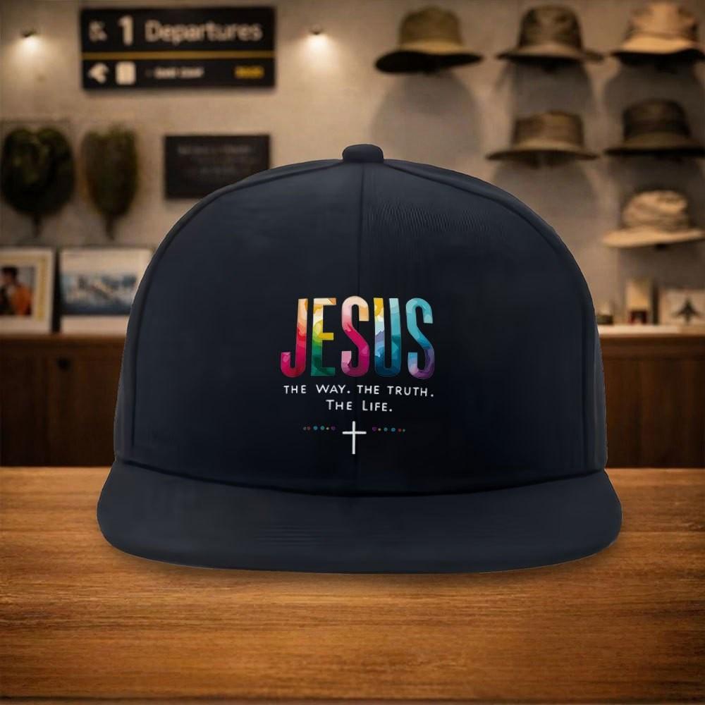 Jesus Der Weg Die Wahrheit Das Leben Baseballkappe Polyester Verstellbar Street Fashion Hut