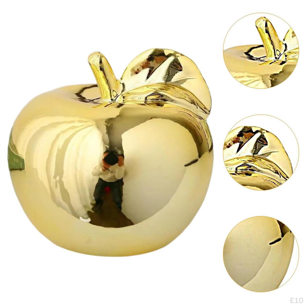 Fruit Sculpture Ceramic Figurine Artistic Creative Elegant Collection Ornament for Cafes Rooms