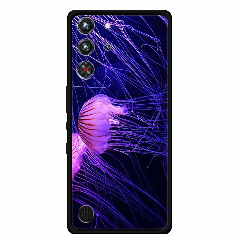 

Чехол для Nubia RedMagic 10 Pro 10Pro Черный Силиконовый Мягкий ТПУ Задняя Крышка Чехол Сумка для Телефона ZTE Nubia RedMagic 10 Pro RedMagic 10 Pro