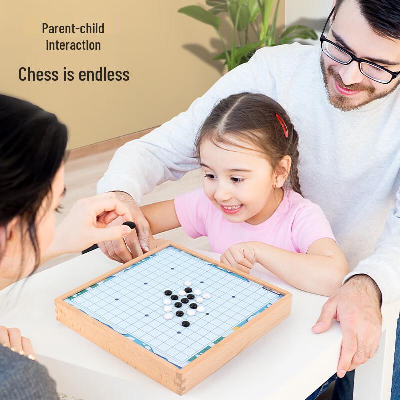 Deli YW107 28-in-1 Wooden Multi-Game Board Set