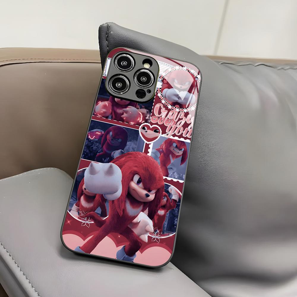 Cartoon Hedgehog S-Sonics Phone Case for Iphone 17 Air 16 15 14 12 11 13 Pro Max Mini X Xr Xs Puls Black Glass Cover