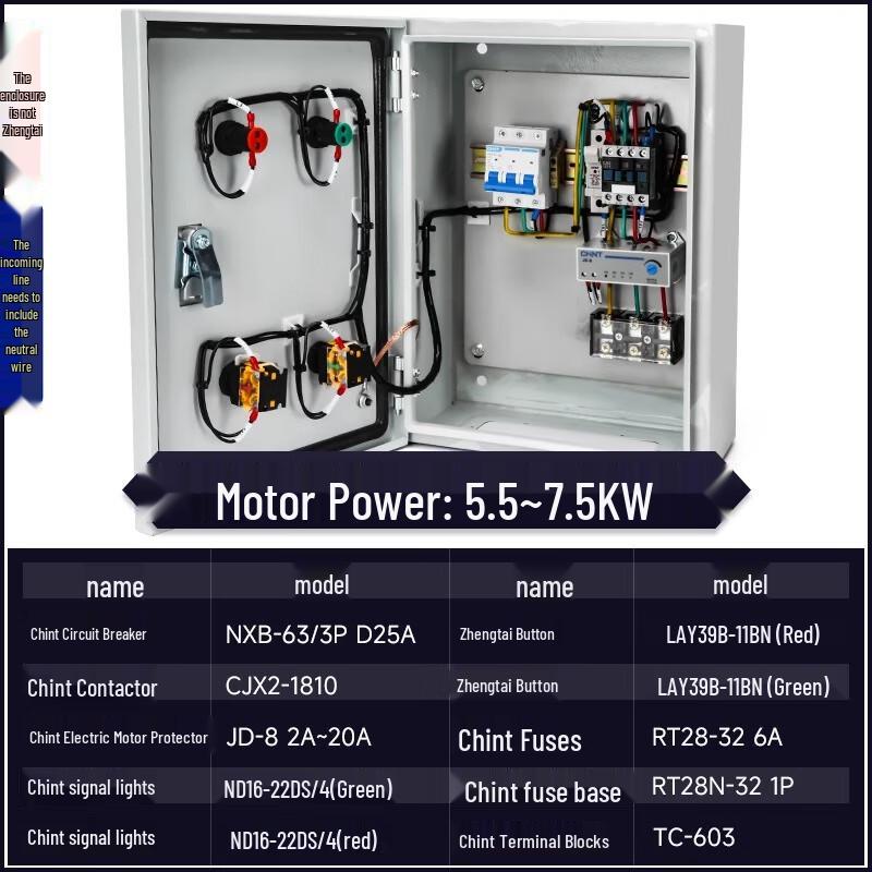 Scatola di Controllo Avviatore Motore Trifase CHNT 380V