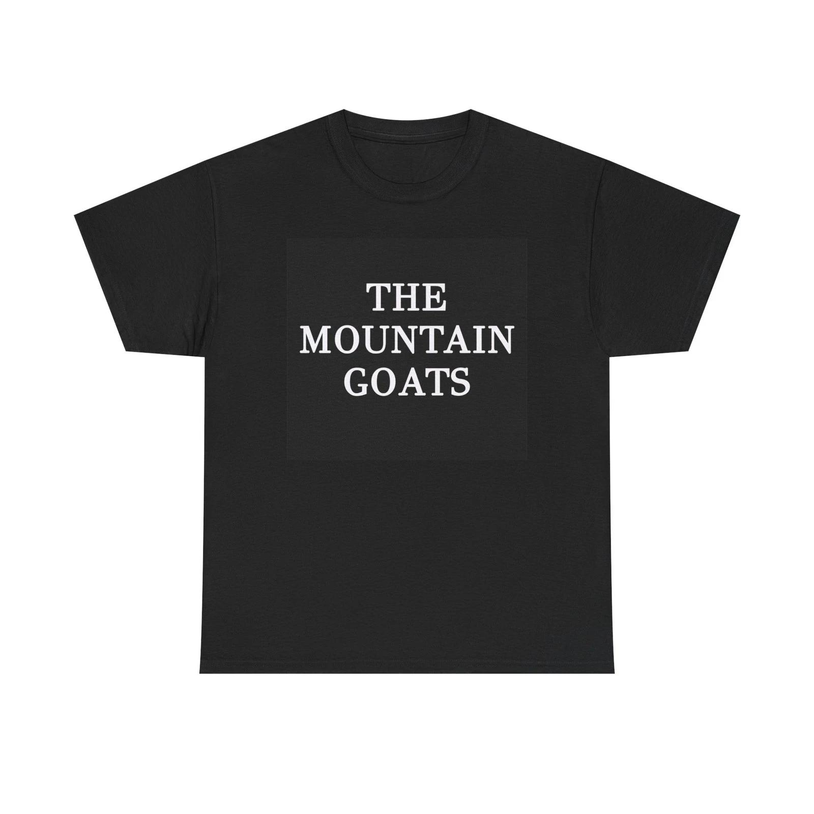 

The Mountain Goats Tshirt Retro Rock Poster Graphic Unisex Heavy Cotton Tee 4XL