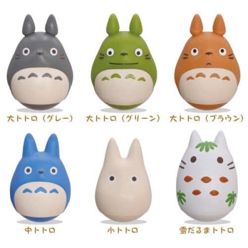 My Neighbor Totoro Plump and Swinging Roly-Poly Toy, Box of 6