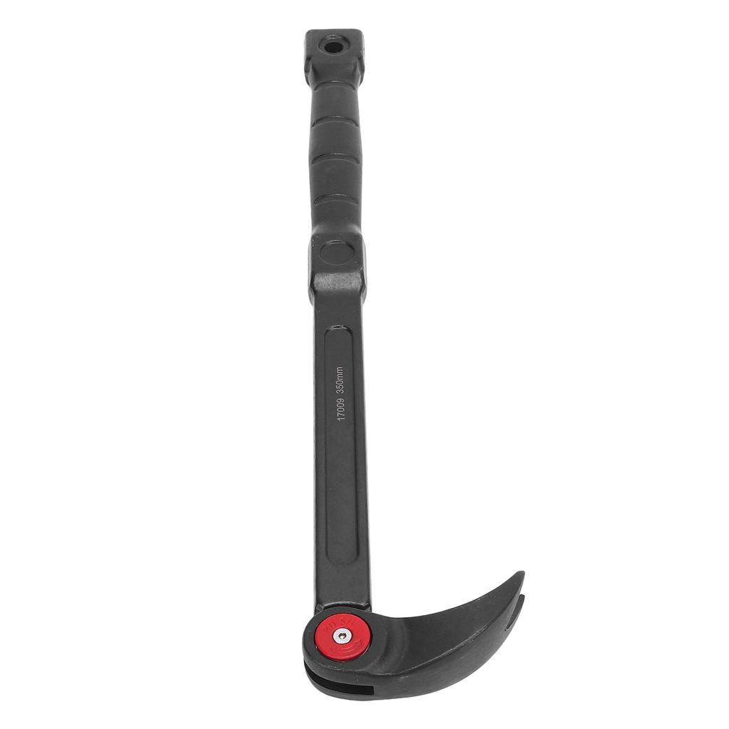 Brekkjernverktøy 14 tommer 180 grader Rotasjon Justerbar vinkel CR V Stål Dekkbrekkjern for Kjøretøyreparasjon