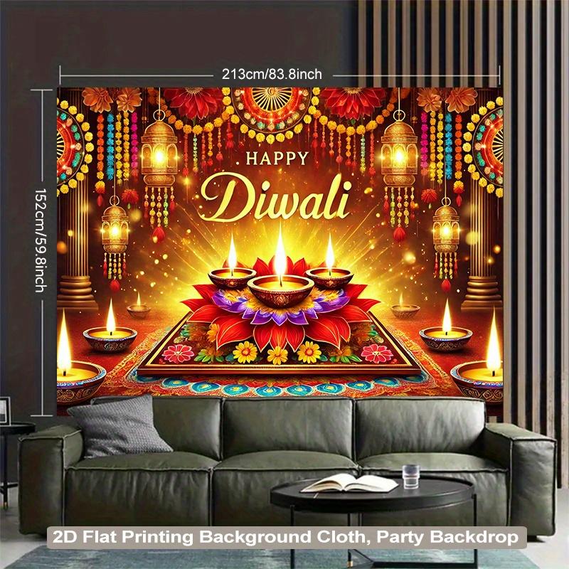 1 Piece of Brightly Lit Holiday Celebration Background Cloth Used for Decorating Living Rooms Bedrooms Offices or Parties