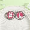 Amusing Weightlifting Animal Enamel Brooch Sturdy Alloy Sporty Accessory Gift