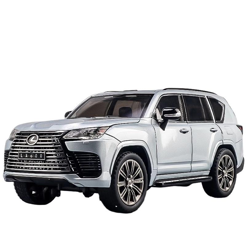 

Масштаб 1/24 LEXUS LX600 Большой Внедорожник Сплав Литой Модель Автомобиля Звук и Свет Коллекция Хобби Декоративный Подарок для Парня Подарок серебряный