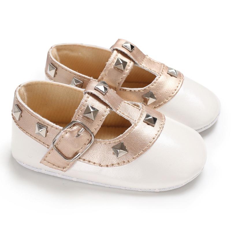 Baby Girl Soft Soled PU Shoes Infant Walking Dress Cradle Shoe First Walkers
