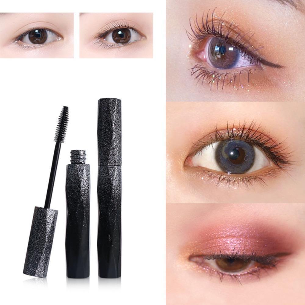 Shiny and Slender Eye Black Waterproof and Sweat Proof Long Lasting Curly Thick Not Easy To Get Dizzy Not Easy To Take Off Makeup
