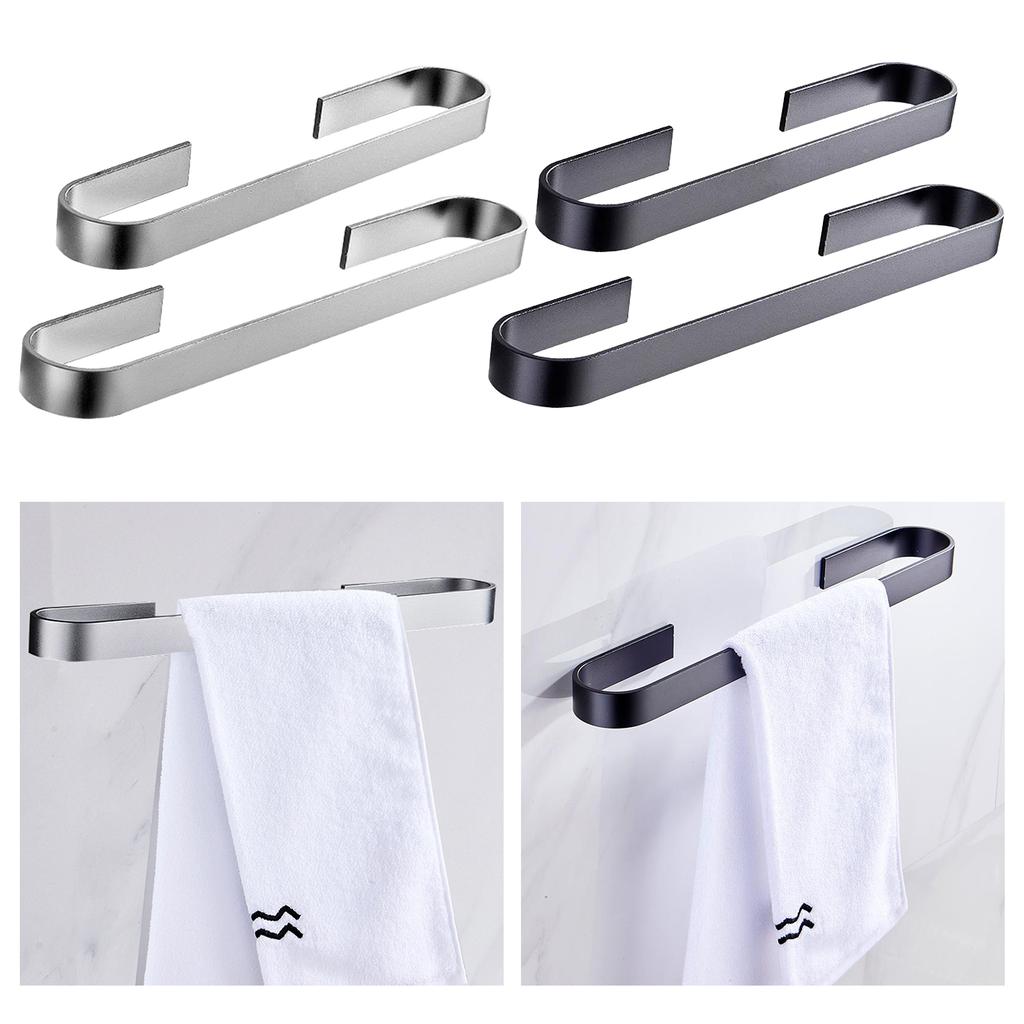 Bath Towel No Punch Rack Holder Bathroom