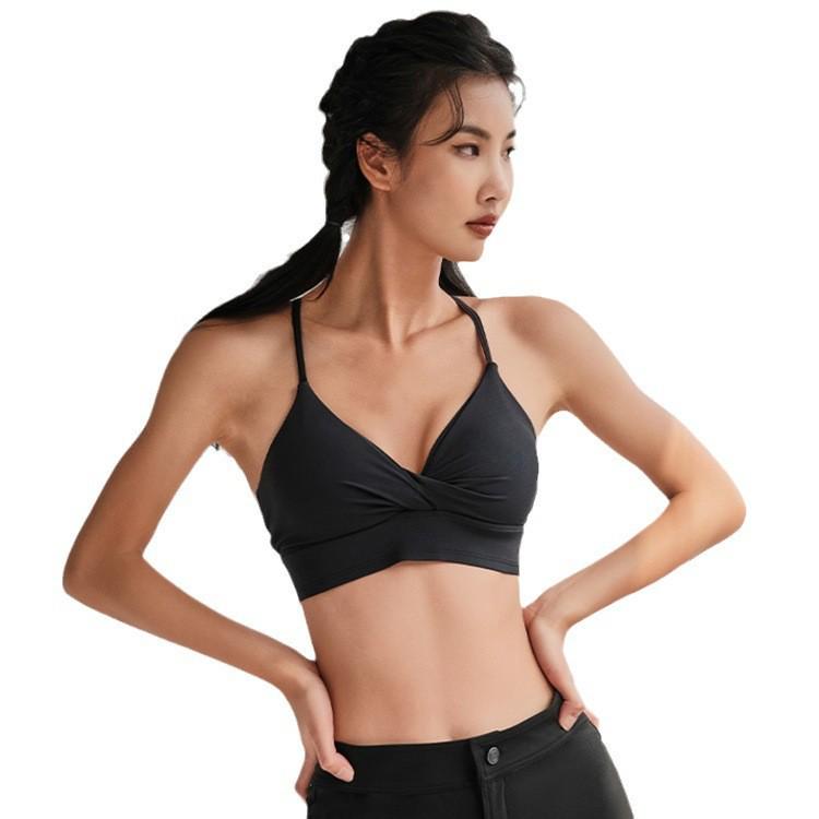 Lulu Women's Outdoor Running Yoga Vest with Anti-Sagging Support Sports Bra