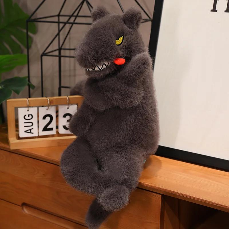 Nice Crocodile Plush Cute Fluffy Wolf Soft Doll  Cute Funny Confident Stuffed Animal Fox Birthday Gift For Children Kids Toys