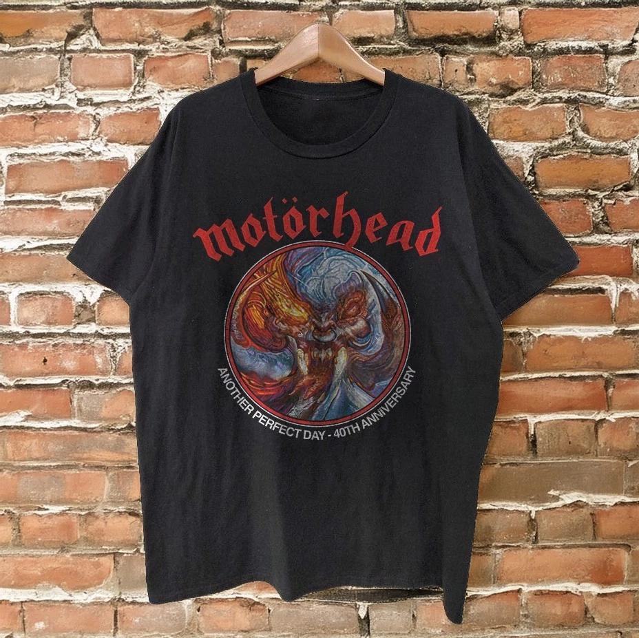 Motorhead 40th Anniversary Tour Konzert Schwarzes T-Shirt Größe S-