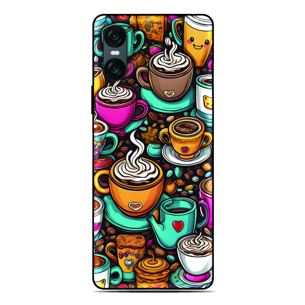

Funny Coffee Phone Case For TCL NxtPaper 70 Pro K70 Power 4G 605 50 XE 40 XL 20 30 60 SE 60R 5G 40R 505 501 408 406 403 Cover TCL 30Z or TCL 30 LE