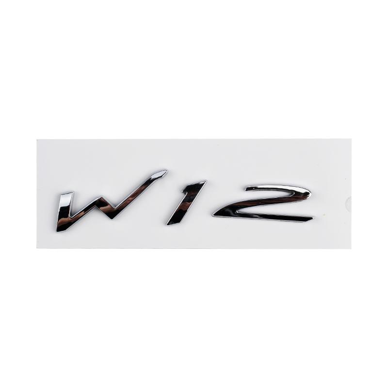 Speed V8 V8S W12 label logo car stickers for Continental GT Flying Spur Bentayga fender side logo refit rear trunk mark
