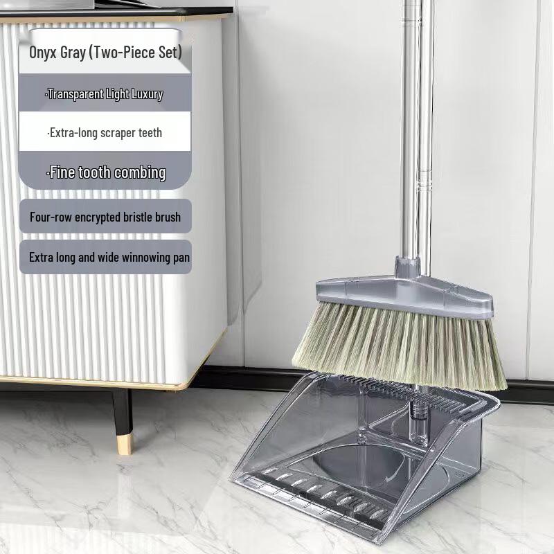 Jiemengzhe Home Broom and Dustpan Set