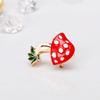 Fashion Cartoon Alloy Mushroom Brooch Chic Unique Women Broochpin