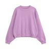  European and American style, new women's fashion, versatile, cross-border threaded crew neck long-sleeve knitwear
