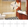 2500pcs Reusable Tile Leveling Clips 1mm 1.5mm 1/16 Inch Cross Tile Spacers  Floor Leveling