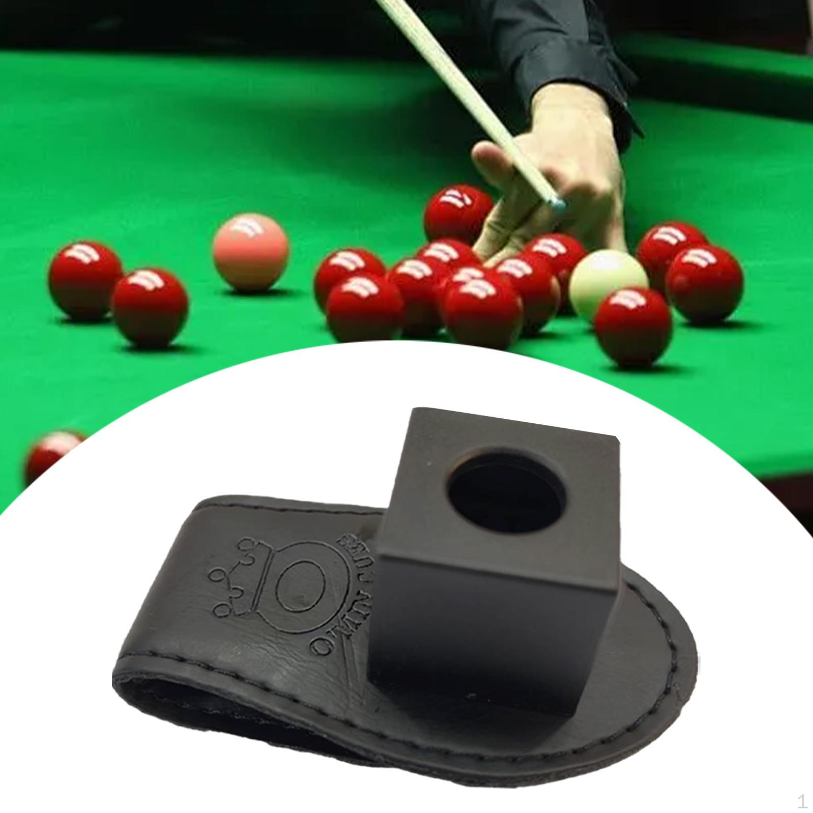 

Держатель для мела для бильярда защищает ваш мел, контейнер с зажимом из искусственной кожи