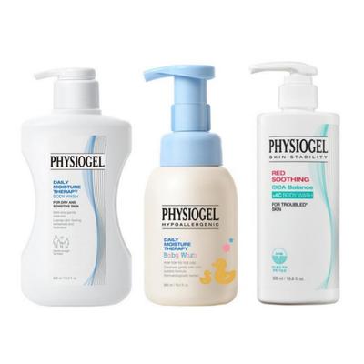 [Physiogel] Kolekcie sprchových gélov (3 druhy) / Denná hydratačná terapia, Bábätko, Cica Blance AC