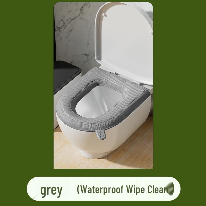 High-Foam EVA Waterproof Washable Toilet Seat Cover - Universal for All Seasons