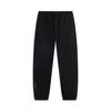 Li Ning Running Series Solid Color Mid Waist Drawstring Comfortable Breathable Cuffed Knitted Sports Pants Men Pants Black AKLUA53-1