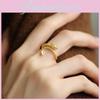 Exquisite Adjustable Open Finger Ring For Women Featuring Unique Geometric Design